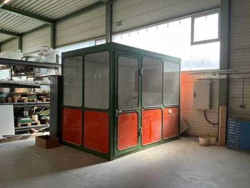 WSM R-10 Bürokabine inklusive Mobiliar